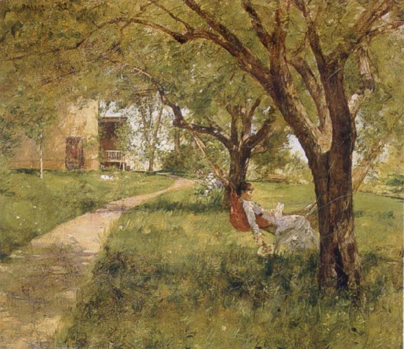 Palmer, Walter Launt Afternoon in  the Hammock Spain oil painting art